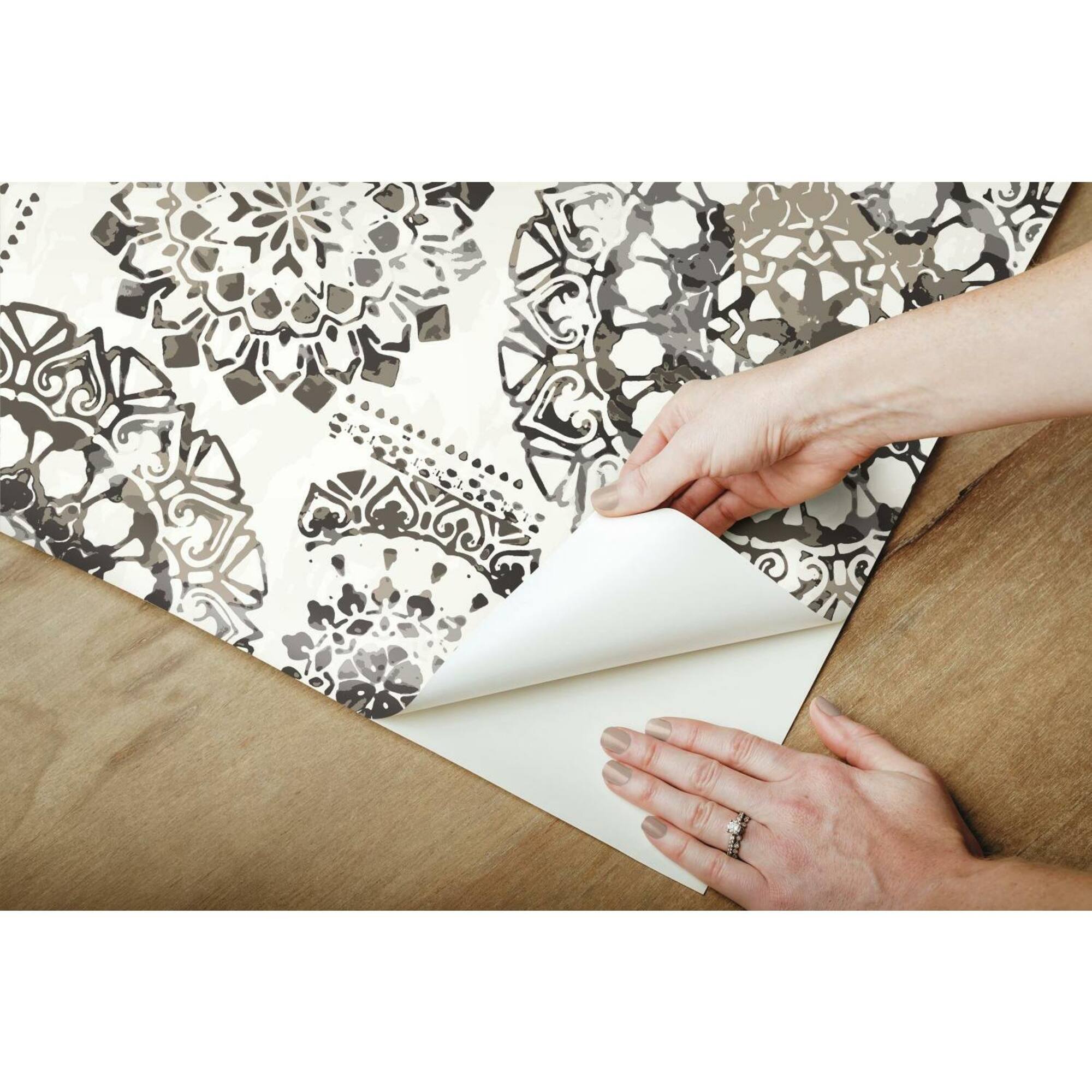 RoomMates Bohemian Medallion Peel & Stick Wallpaper